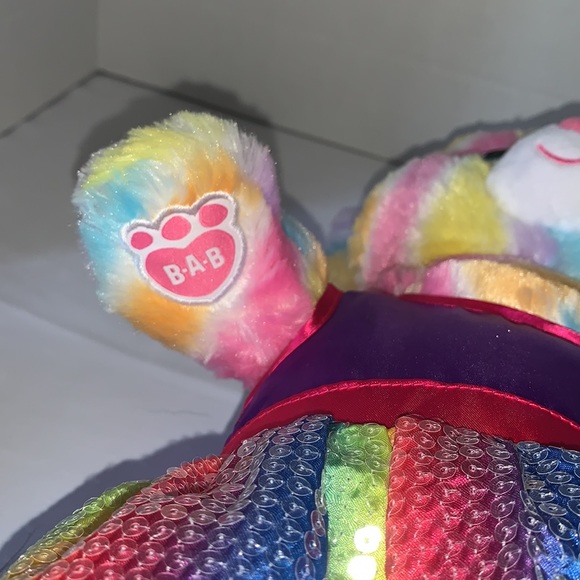 Stuff rabbit /build a bear workshop/ rainbow bunny - Picture 4 of 11